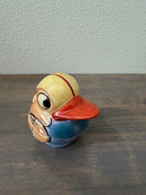 Japanese Lusterware Duck Big Mouth Bird Salt Cellar or Sugar Dish